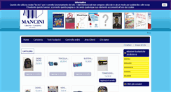 Desktop Screenshot of libreriamancini.it